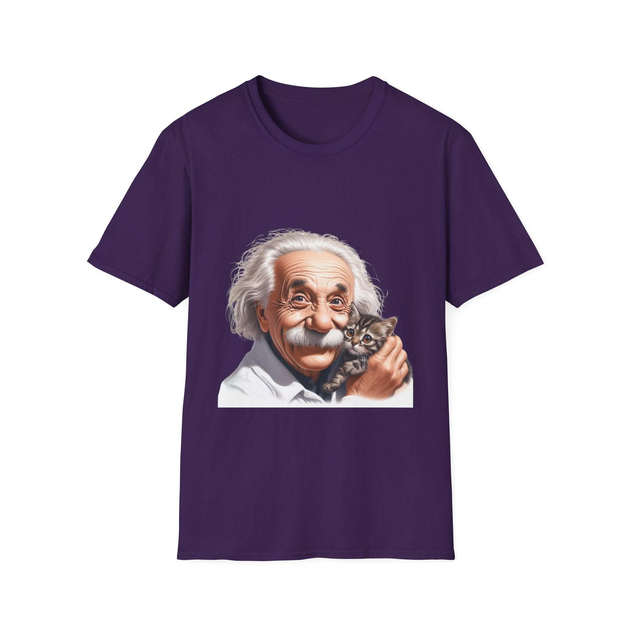 Funny Albert Einstein T-Shirt Unisex Softstyle T-Shirt Cotton Unique Gift German