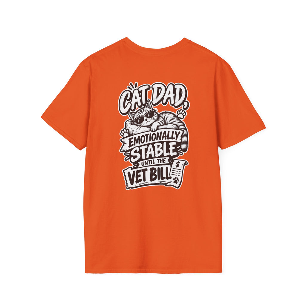 Cat Dad Shirt Pet Lover Tshirt Funny Cat Lover Graphic Tee Dark Humor Tee Unique Gift Funny Tshirt