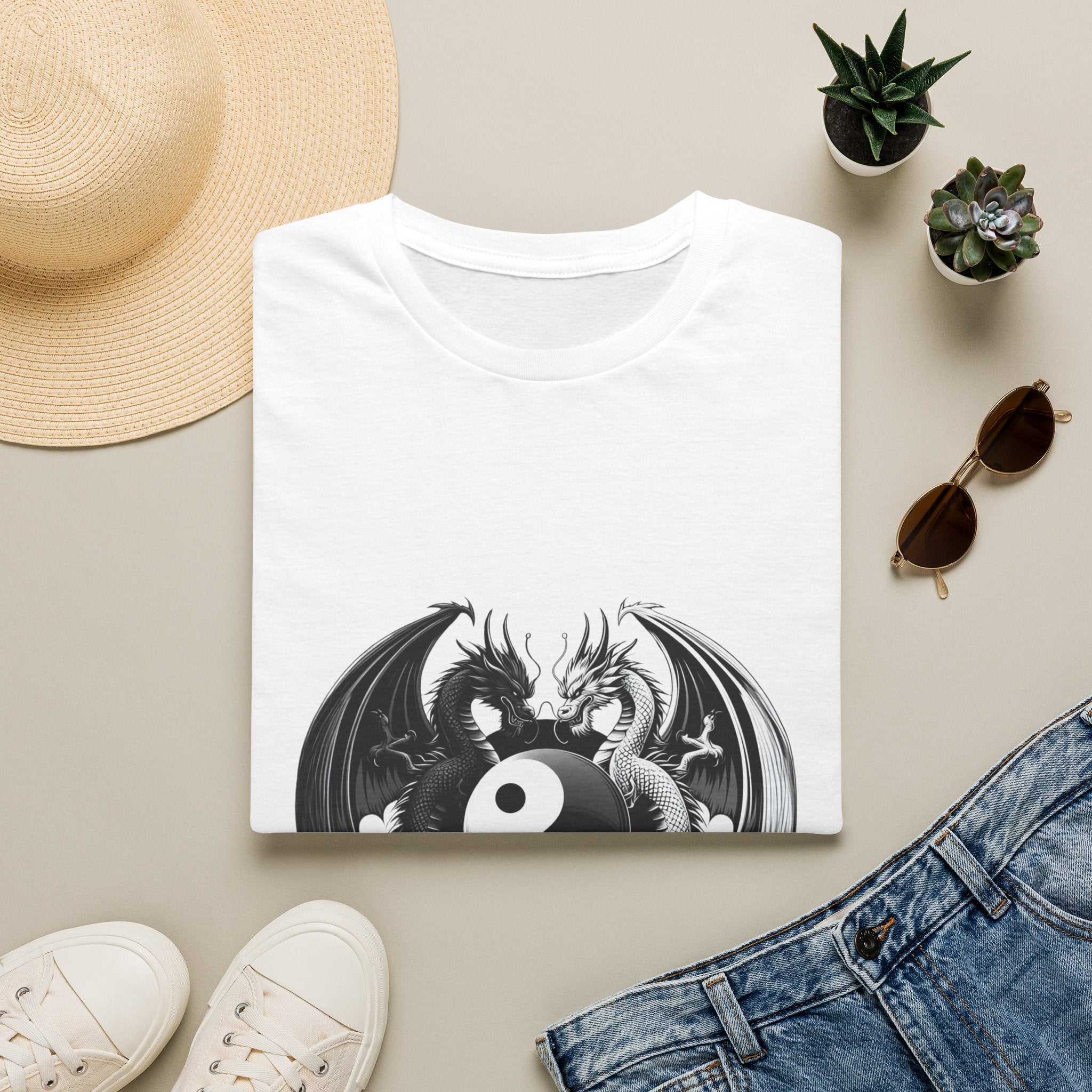 Dragon T-shirt Men Women Graphic Tee Clothing Apparel Chinese Dagon Symbol Gift