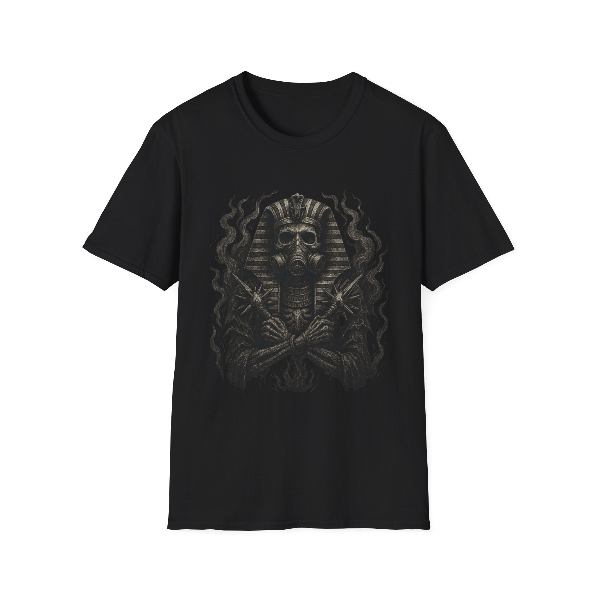 Vintage Mens T-shirts Egyptian Skull Graphic Tees Men Pharaoh Unisex Clothing Best Gift