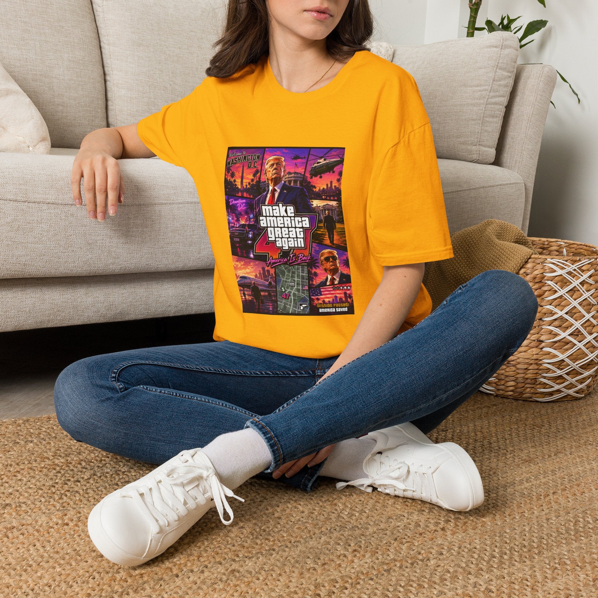 Funny Trump Make America Great Again T-Shirt Patriotic Political Trump Artwork