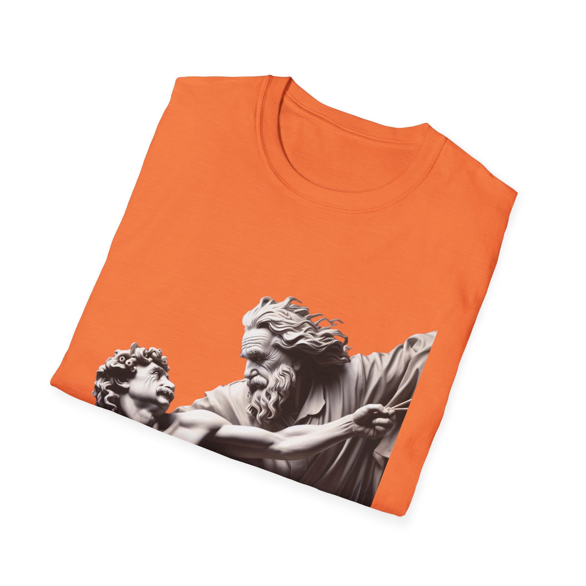 Funny Albert Einstein Unisex Softstyle T-Shirt Unique Gift Cotton T-shirt Art