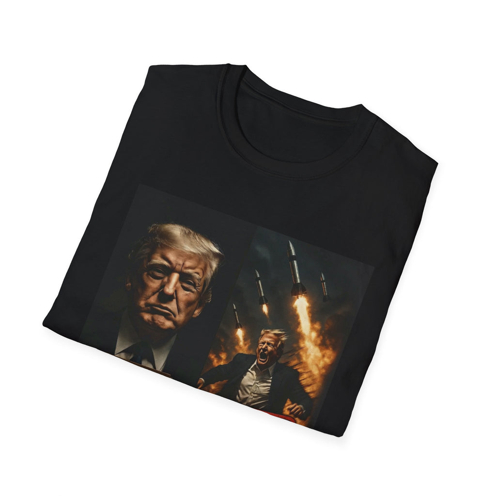 Funny Trump-Epstein T-Shirt Conspiracy Theory Unique Unisex Softstyle Tshirt