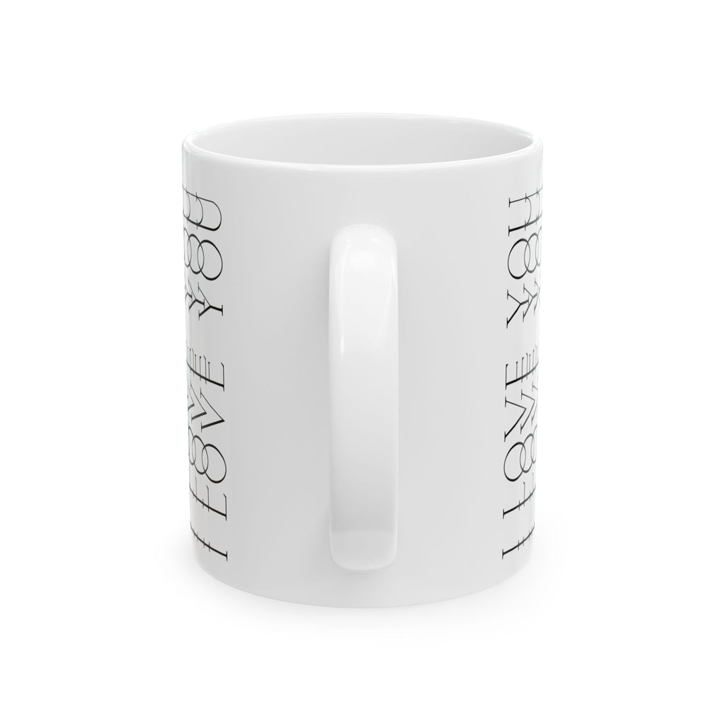 I Love You Funny Cute Coffee Cup Unique Wife GF Gift Ceramic Hidden Message Mug