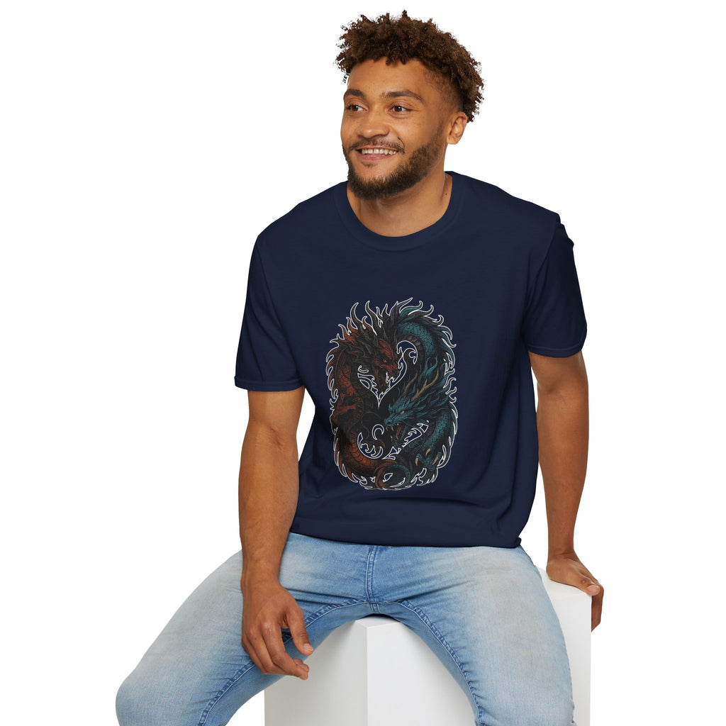 Dragon T-shirt Men Women Graphic Tee Clothing Apparel Chinese Dagon Symbol Gift