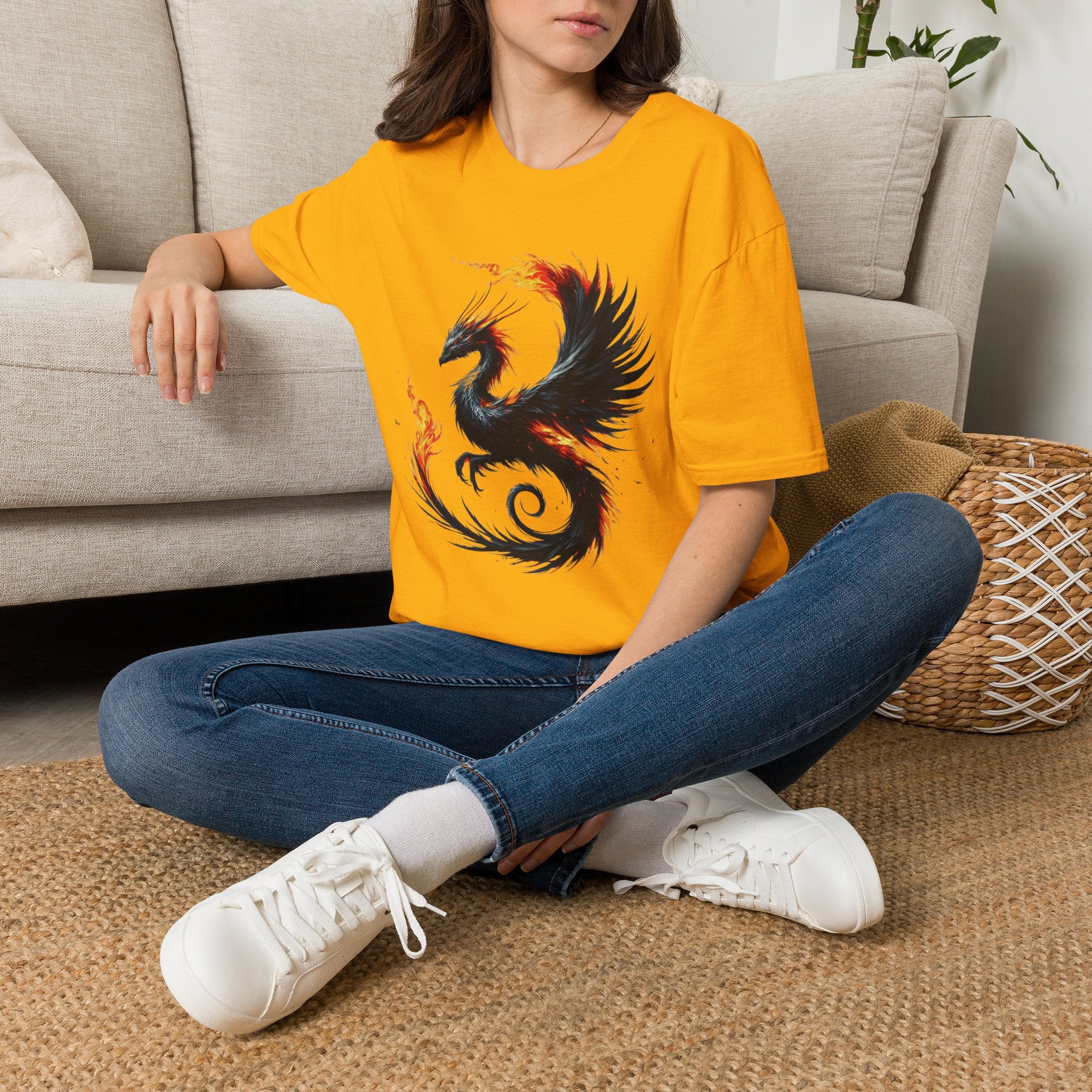 Dragon T-shirt Mens Graphic Tee Clothing Apparel Chinese Symbol Unisex Softstyle Unique Tshirt Best Gift