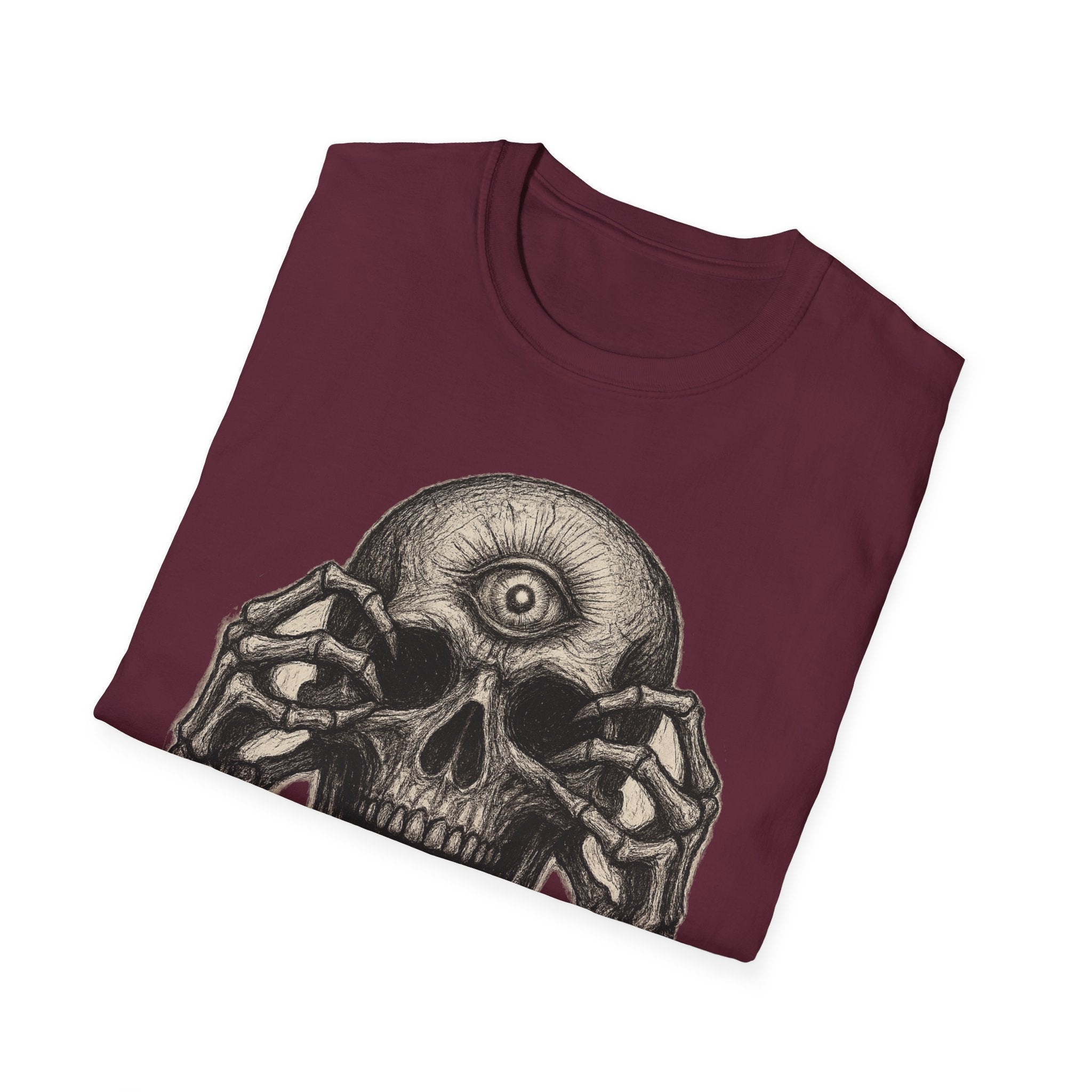 Mens Skull T-shirt Graphic Tees Skeleton Apparel Clothing Skulls Accessories Best Gift