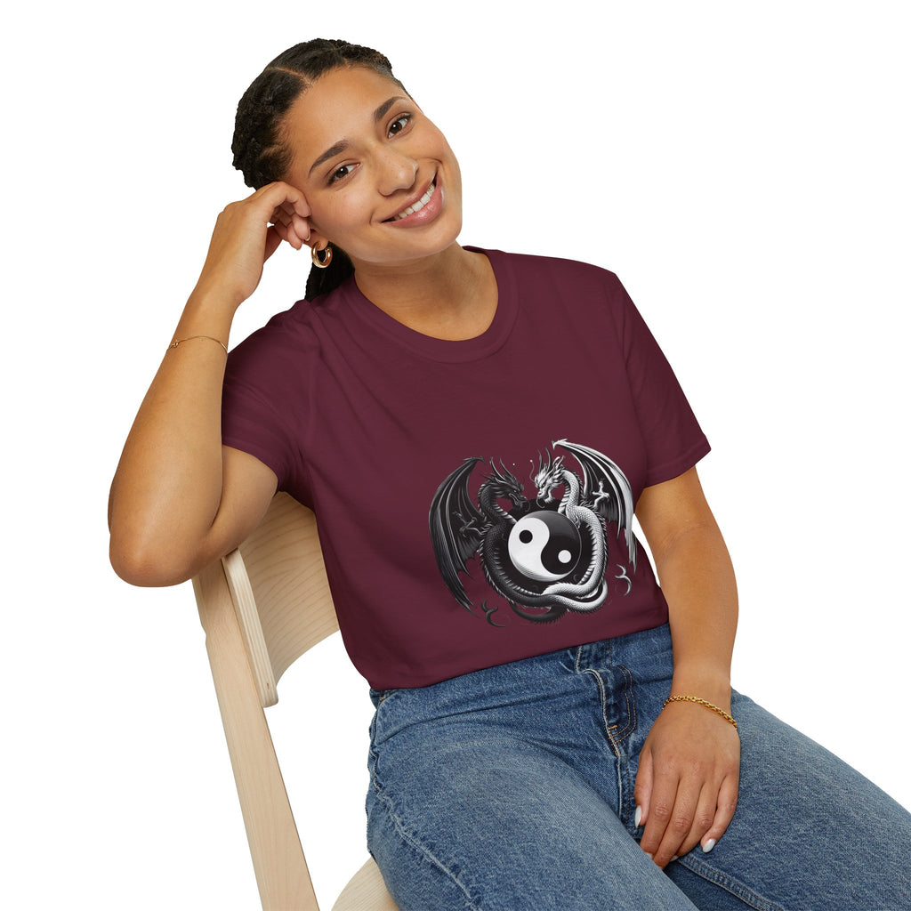 Dragon T-shirt Men Women Graphic Tee Clothing Apparel Chinese Dagon Symbol Gift