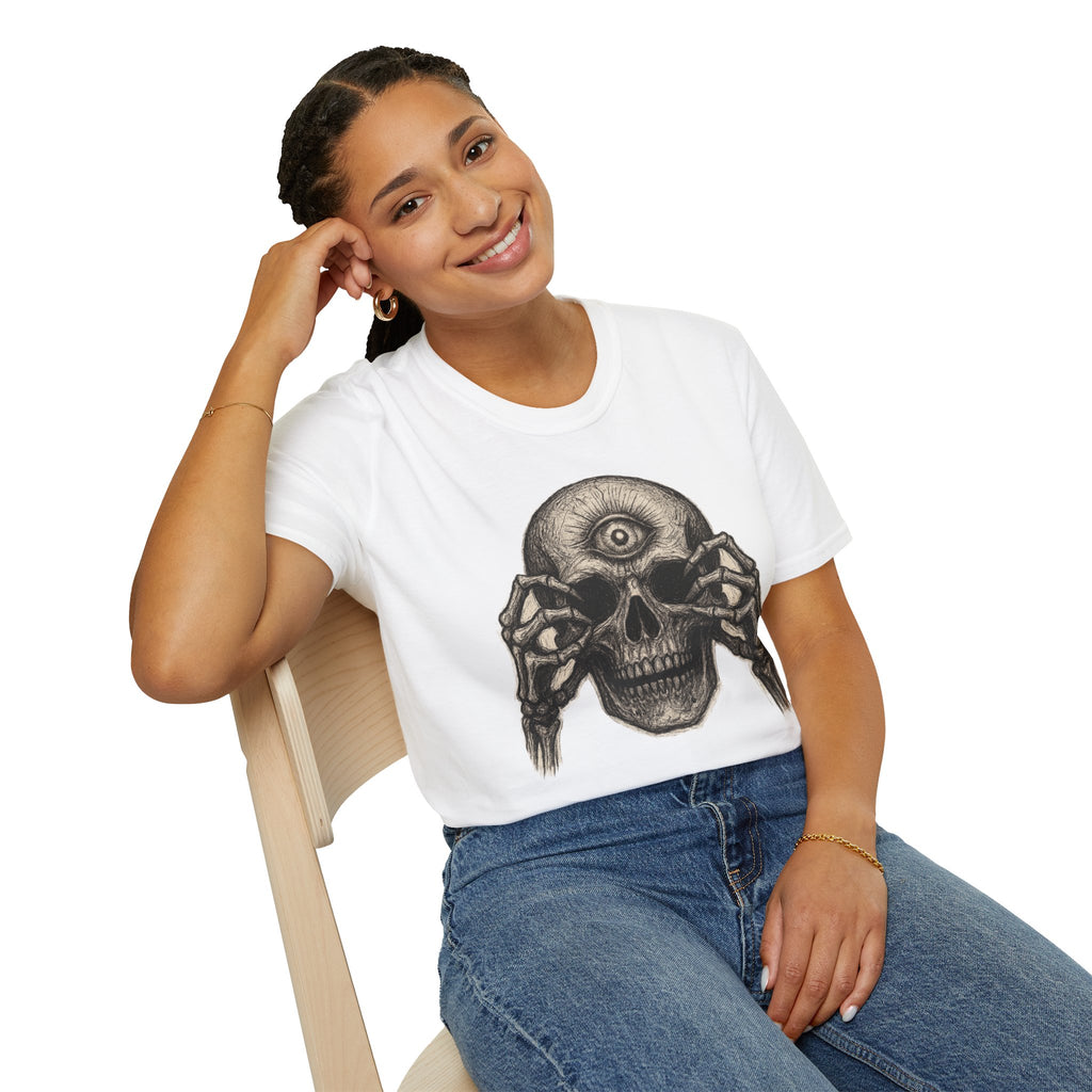Mens Skull T-shirt Graphic Tees Skeleton Apparel Clothing Skulls Accessories Best Gift