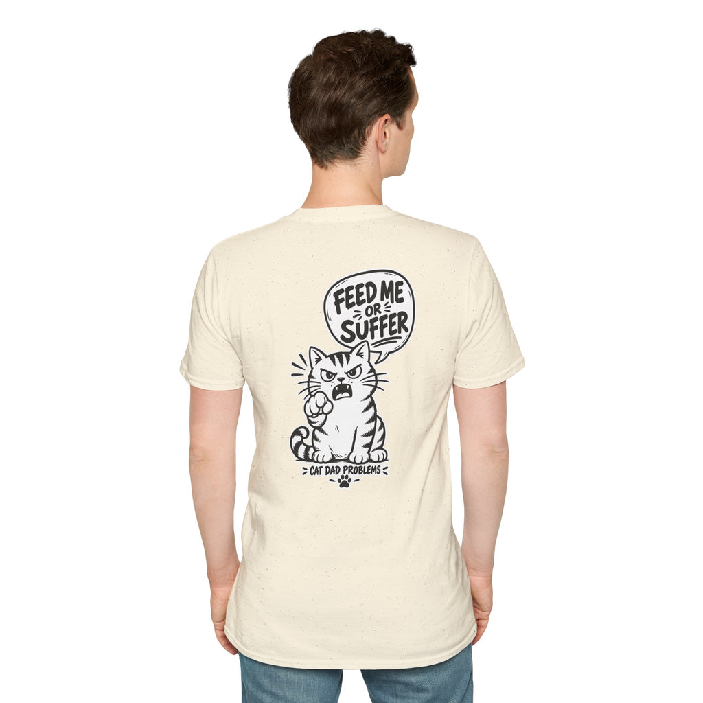 Cat Dad Shirt Pet Lover Tshirt Funny Cat Lover Graphic Tee Dark Humor Tee Unique Gift Funny Tshirt