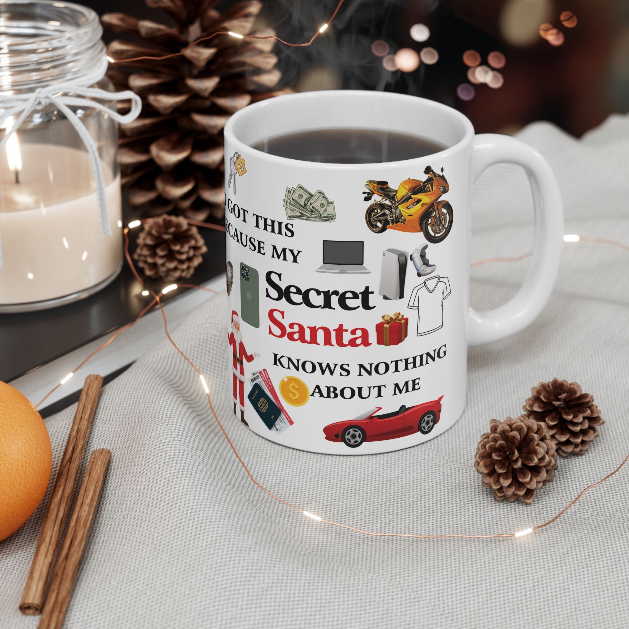 Secret Santa Gift Mug Office Christmas Mugs Funny Gift I Got This Xmas Cup Men 2027