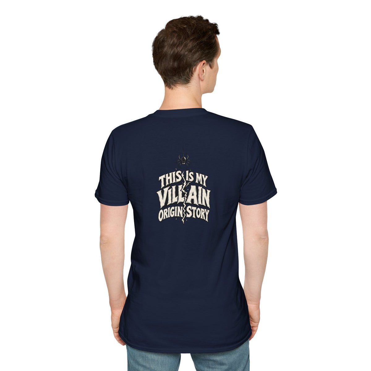 Dark Humor Halloween Shirt This Is My Villain Origin Story Funny Sarcastic Unisex Softstyle Tee Adult Halloween Gift