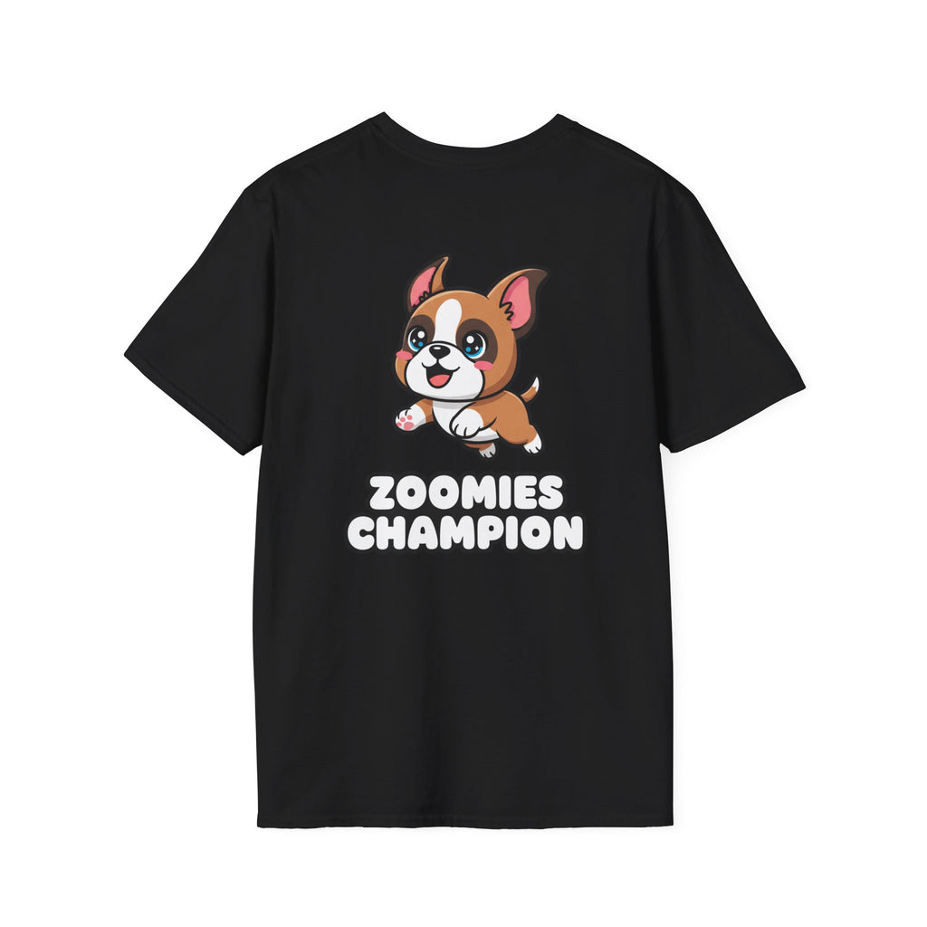 Cute Boxer Shirt Zoomies Champion Funny Dog Lover Unisex Softstyle Tee Gift