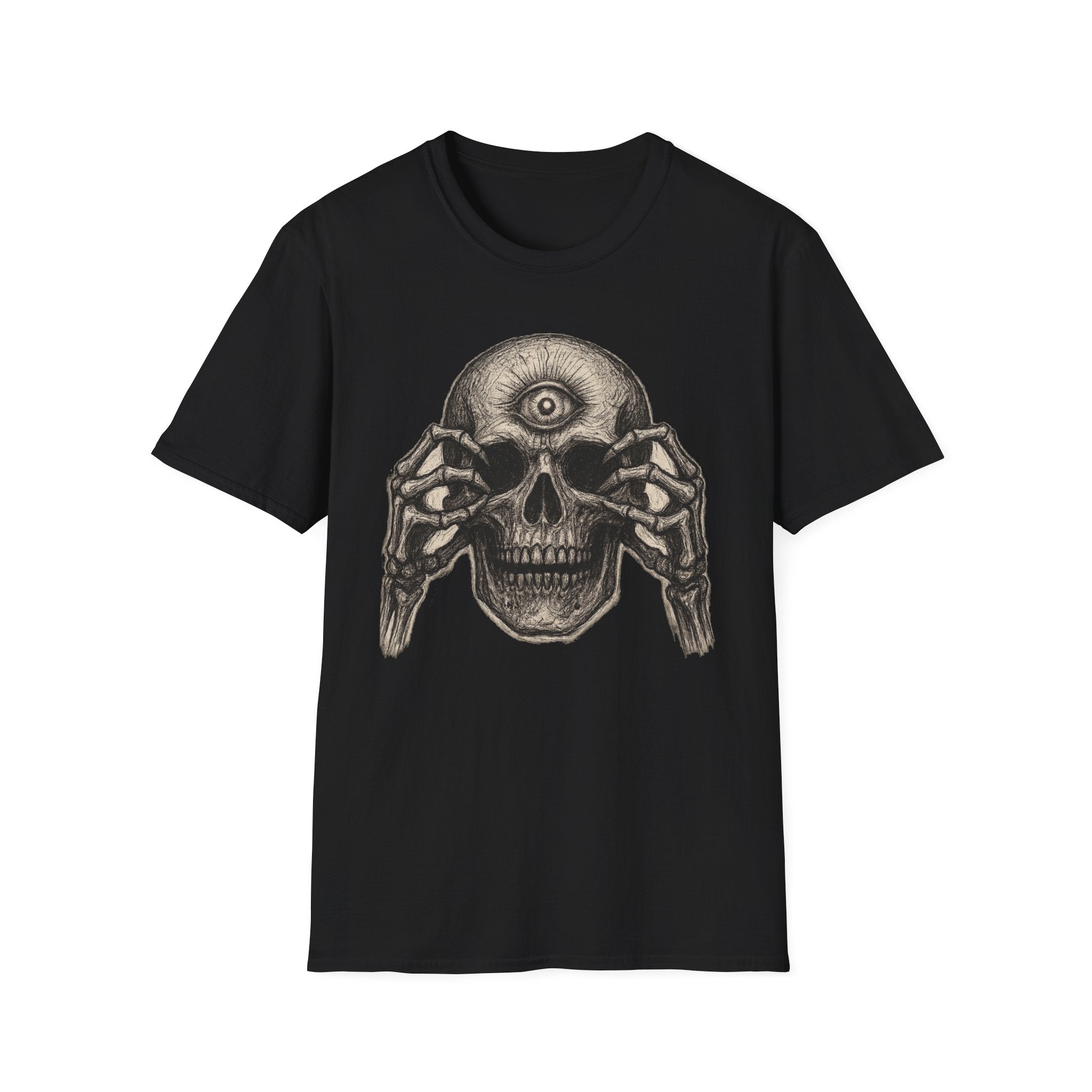 Mens Skull T-shirt Graphic Tees Skeleton Apparel Clothing Skulls Accessories Best Gift