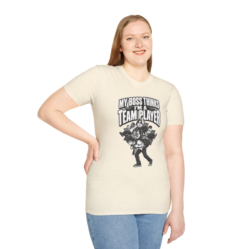 Funny Dark Humor Tshirt — Funny Office Tshirt Dark Humor Graphic Tee Unique Coworker Gift TEAM PLAYER Shirt