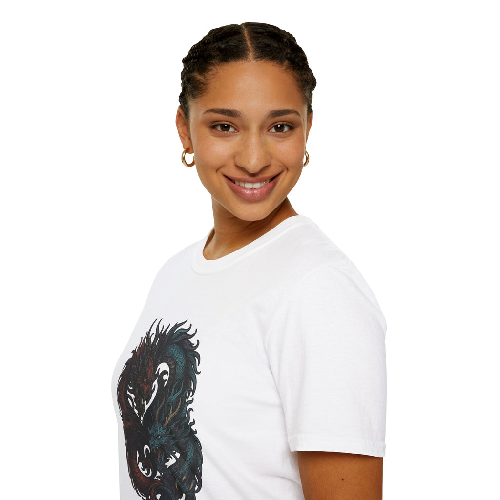 Dragon T-shirt Men Women Graphic Tee Clothing Apparel Chinese Dagon Symbol Gift