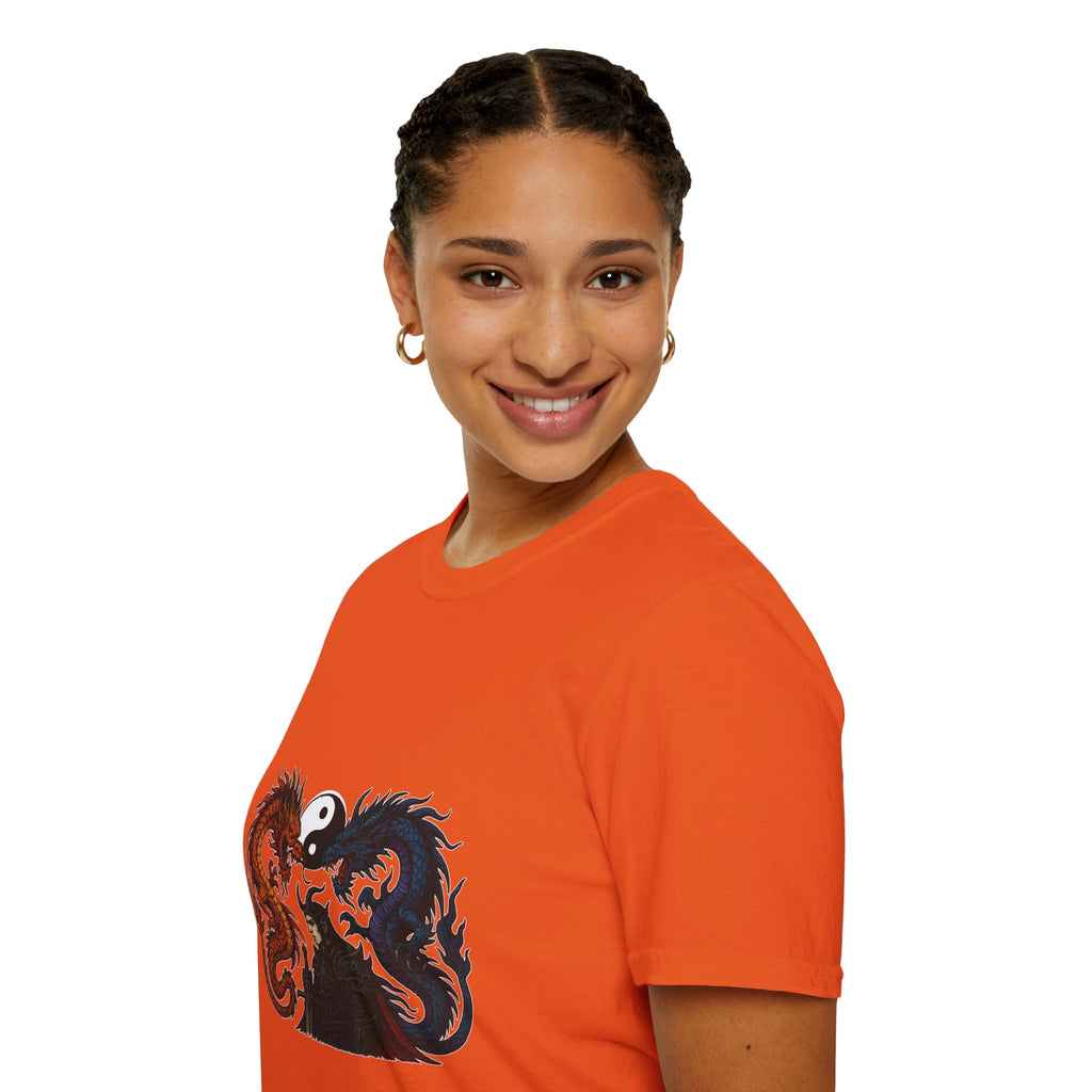 Dragon T-shirt Men Women Graphic Tee Clothing Apparel Chinese Dagon Symbol Gift