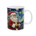 Christmas Mug Van Gogh Mug Starry Night Santa Claus Unique Funny Coffee Cup Gift