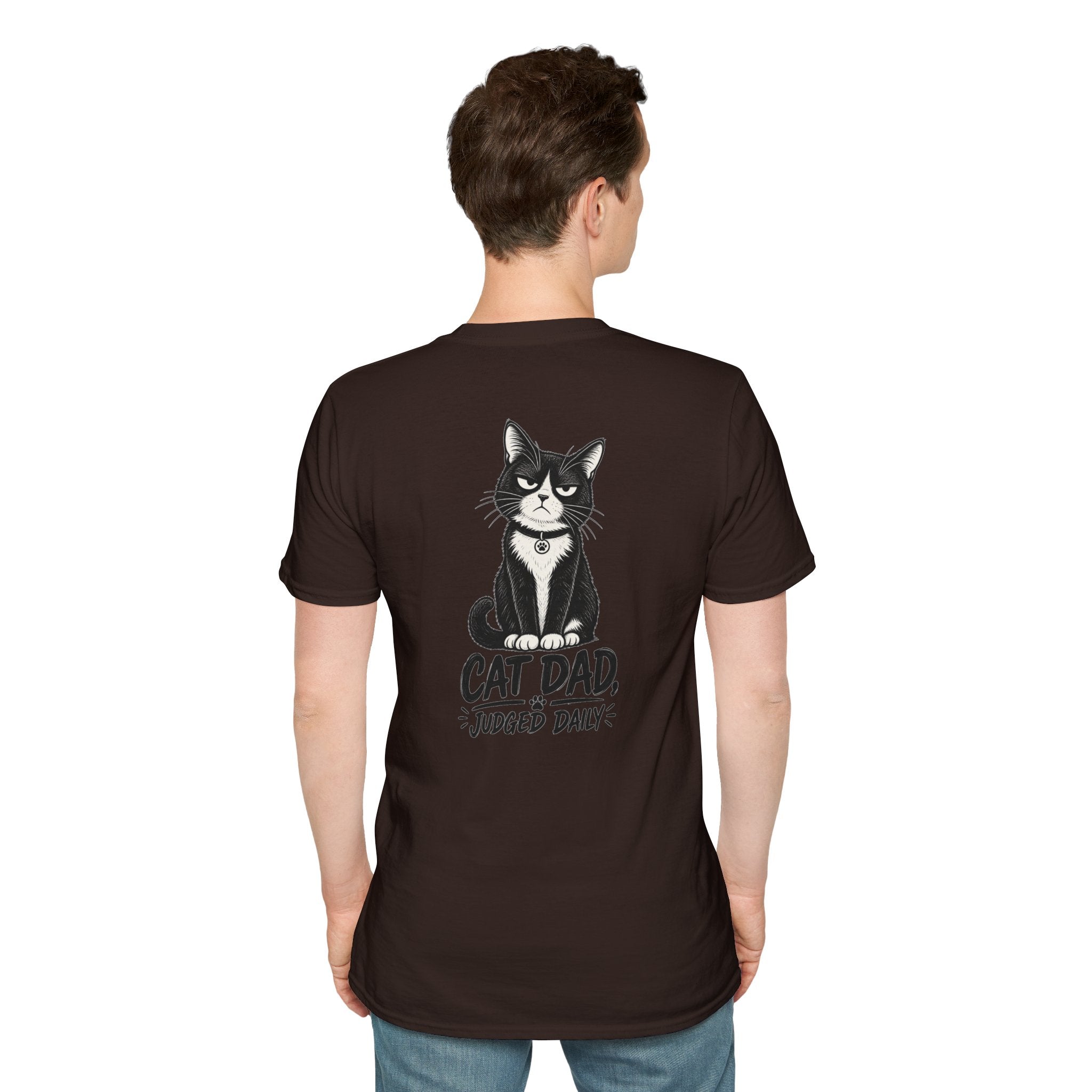 Cat Dad Shirt Judged Daily Funny Cat Lover Graphic Tee Dark Humor Tee Unique Gift Funny Tshirt