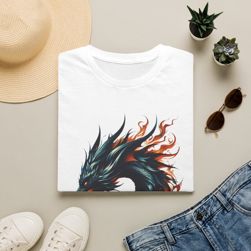 Dragon T-shirt Mens Graphic Tee Clothing Apparel Chinese Symbol Unisex Softstyle