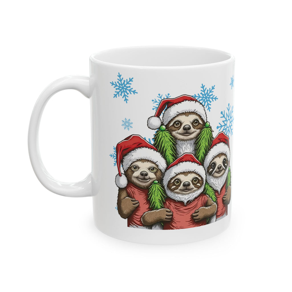 Christmas Mug Sloth Mug Best Unique Holiday Coffee Cup Funny Christmas Gift Cute