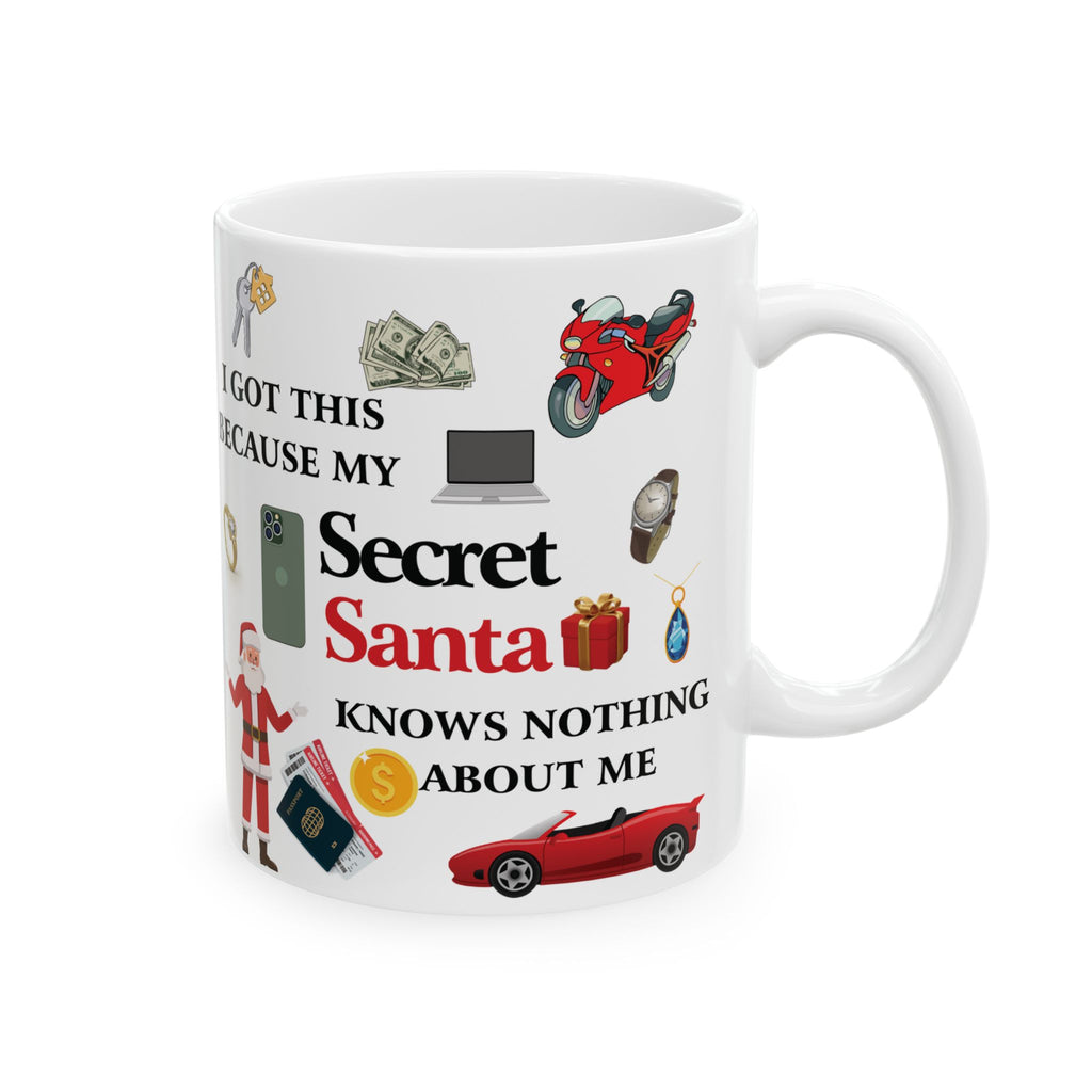 Secret Santa Gift Mug Office Christmas Mugs Funny Gift I Got This Xmas Mug Cup