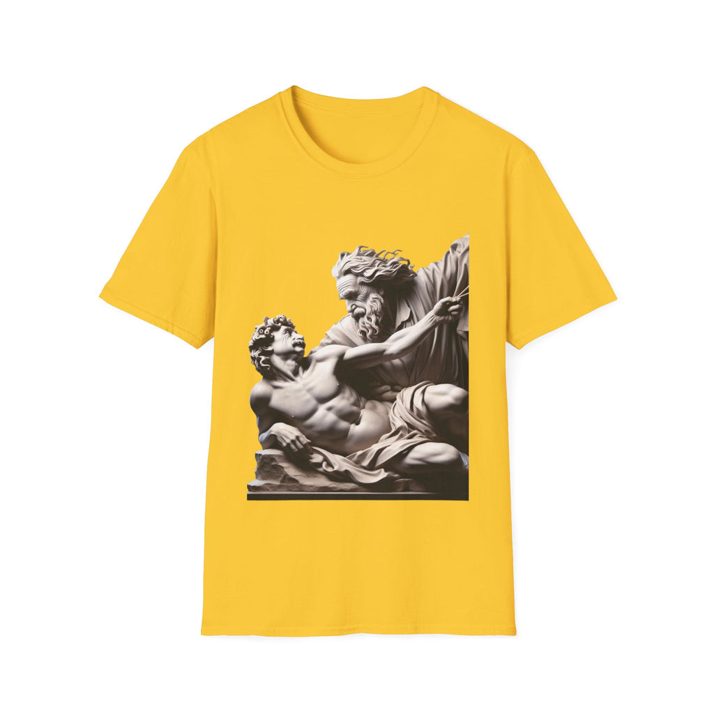 Funny Albert Einstein Unisex Softstyle T-Shirt Unique Gift Cotton T-shirt Art