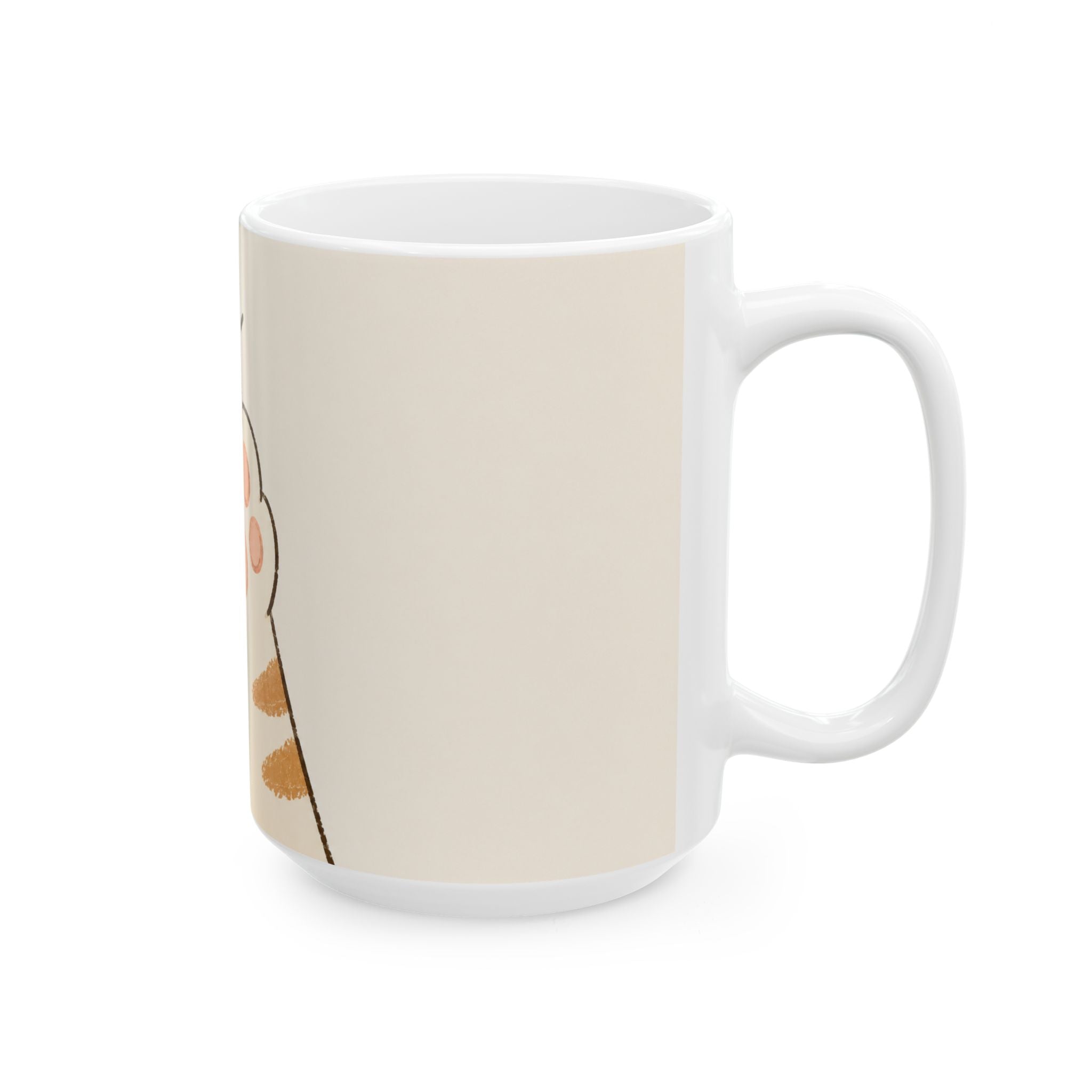 Cat Mom Coffee Mug Minimalist Line Art Cat Lover Gift Funny Ceramic Cup Tea Cup 11oz 15oz Best Gift for Mothers Animal Lovers
