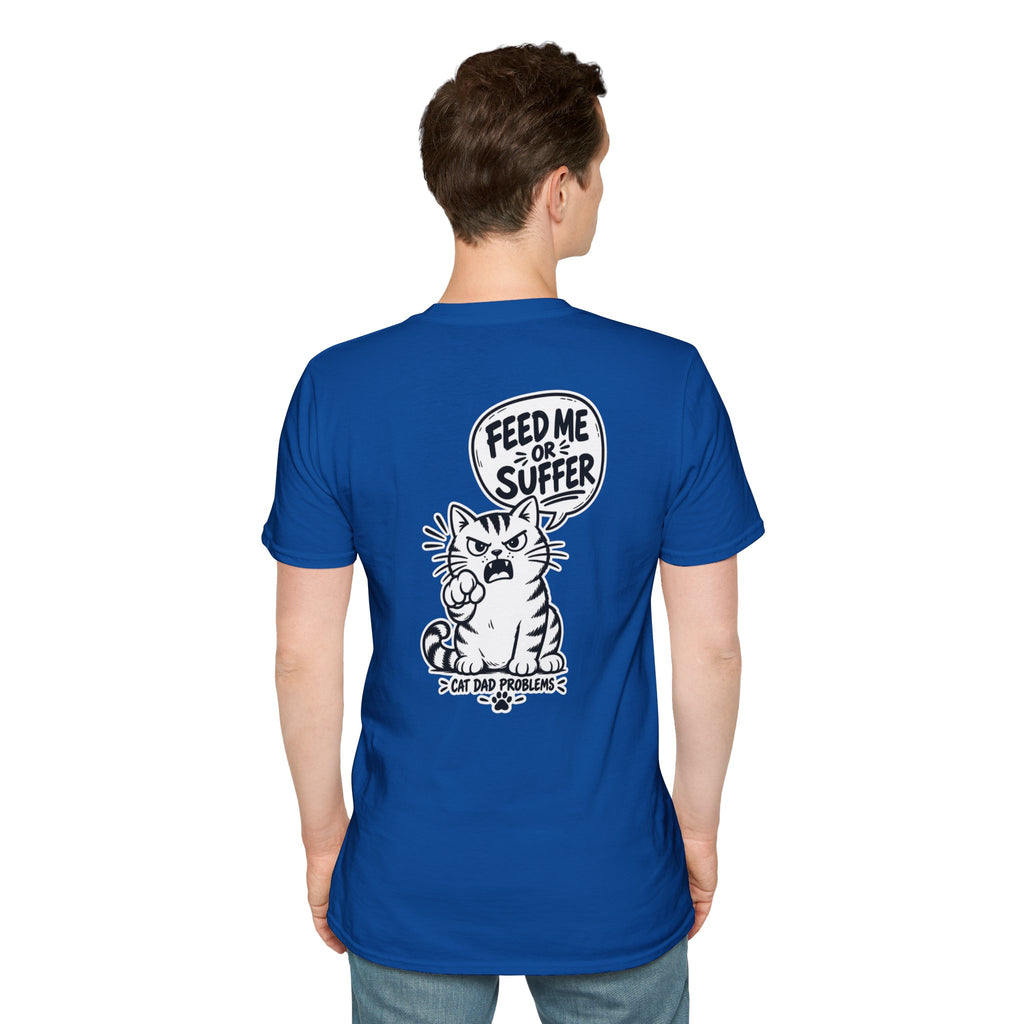 Cat Dad Shirt Pet Lover Tshirt Funny Cat Lover Graphic Tee Dark Humor Tee Unique Gift Funny Tshirt