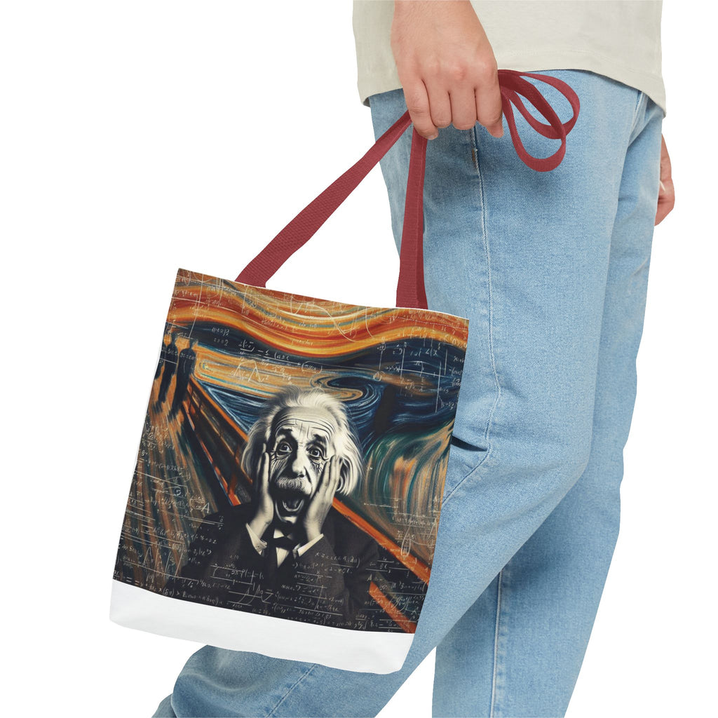 Funny Einstein Tote Bag (AOP) Bags Lady Women Mom Outdoor Style Fashion Gift New