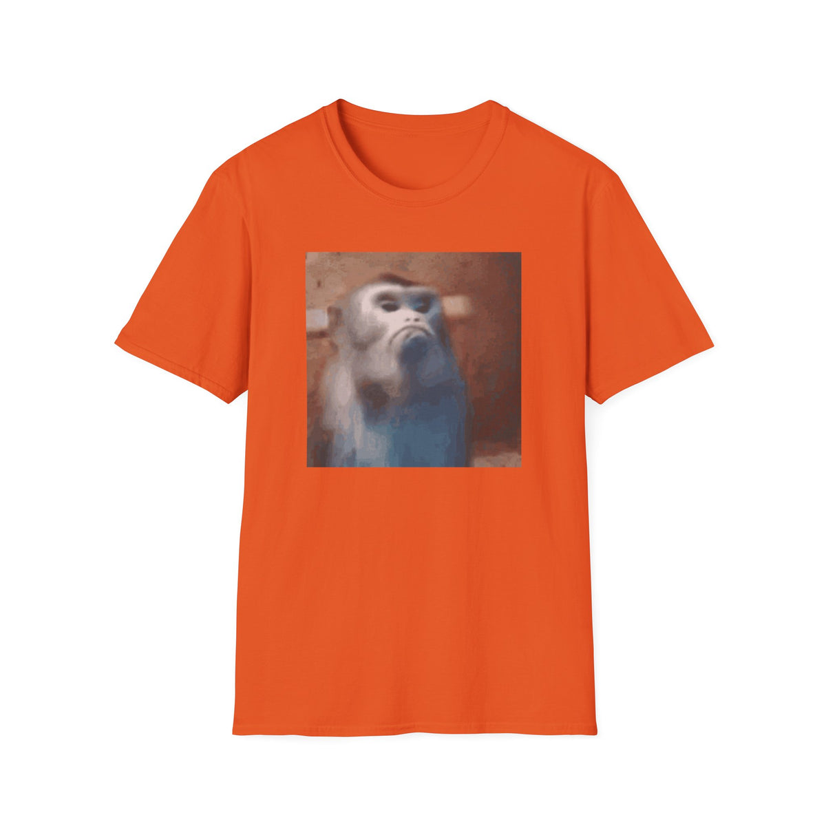 Funny Offended Monkey T-Shirt Viral Internet Meme Shirt Unisex Softstyle Gift
