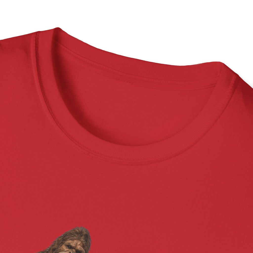 Funny Trump Bigfoot Alien UFO Weird Alien T-Shirt Unisex Softstyle T-Shirt Yeti