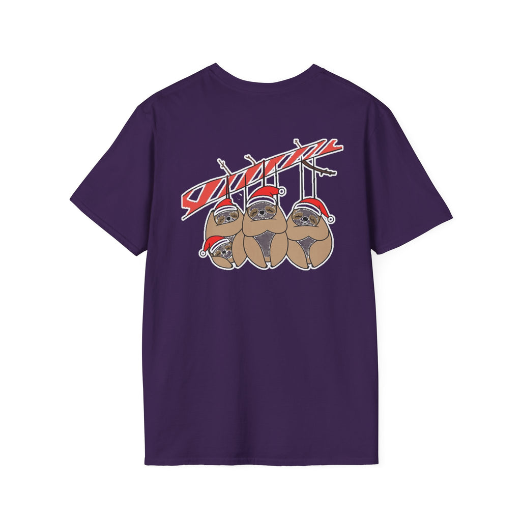 Christmas Sloths Family T-Shirt | Cute Cartoon Holiday Design Unique Holiday Gift Shirt