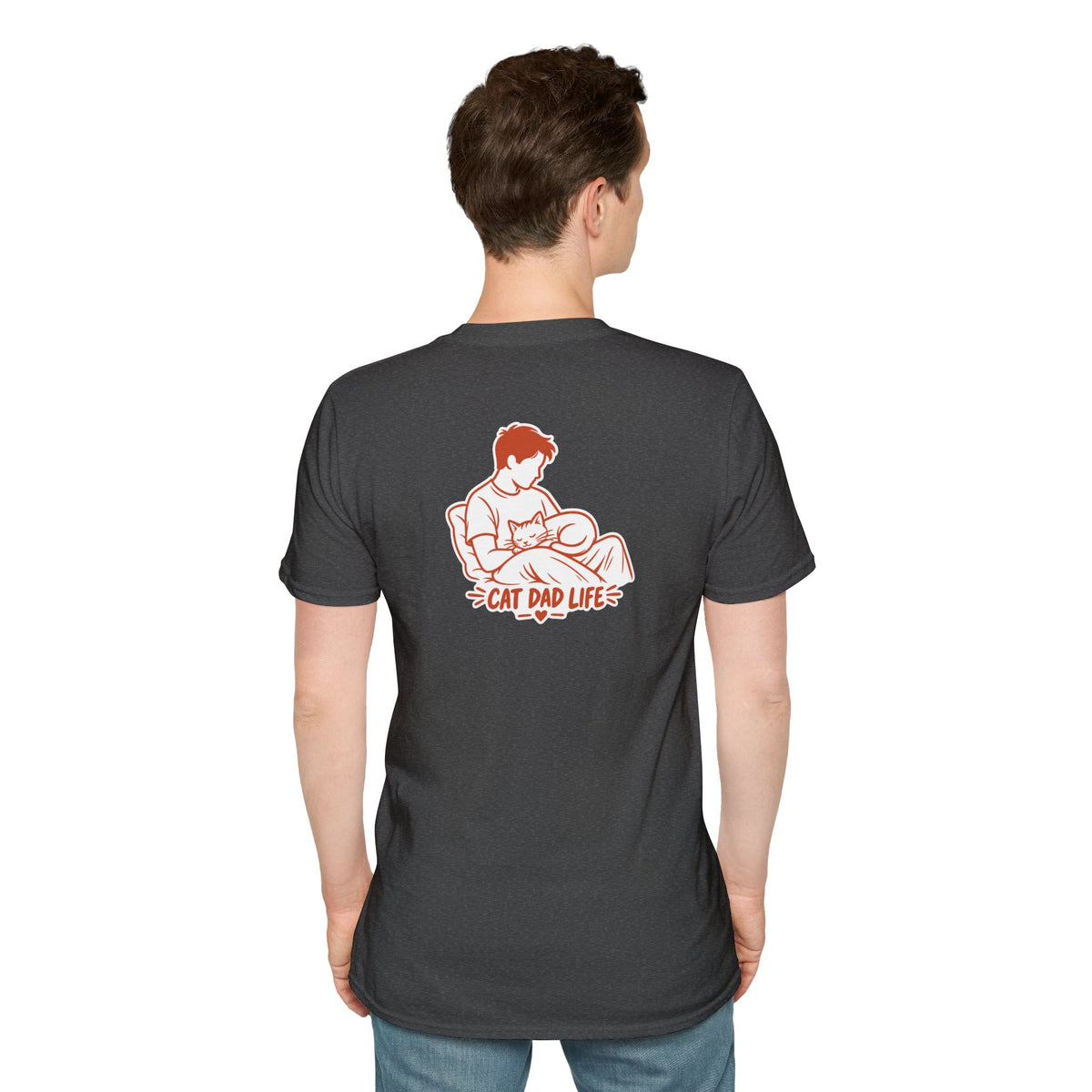 Cat Dad Shirt Pet Lover Tshirt Funny Cat Lover Graphic Tee Dark Humor Tee Unique Gift Funny Tshirt