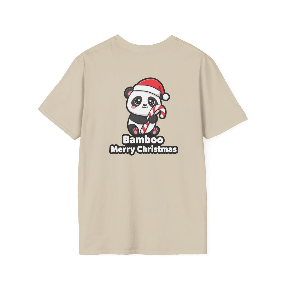 Cute Christmas Shirt Bamboo Merry Christmas Funny Animal Unisex Softstyle Tee Christmas Gift