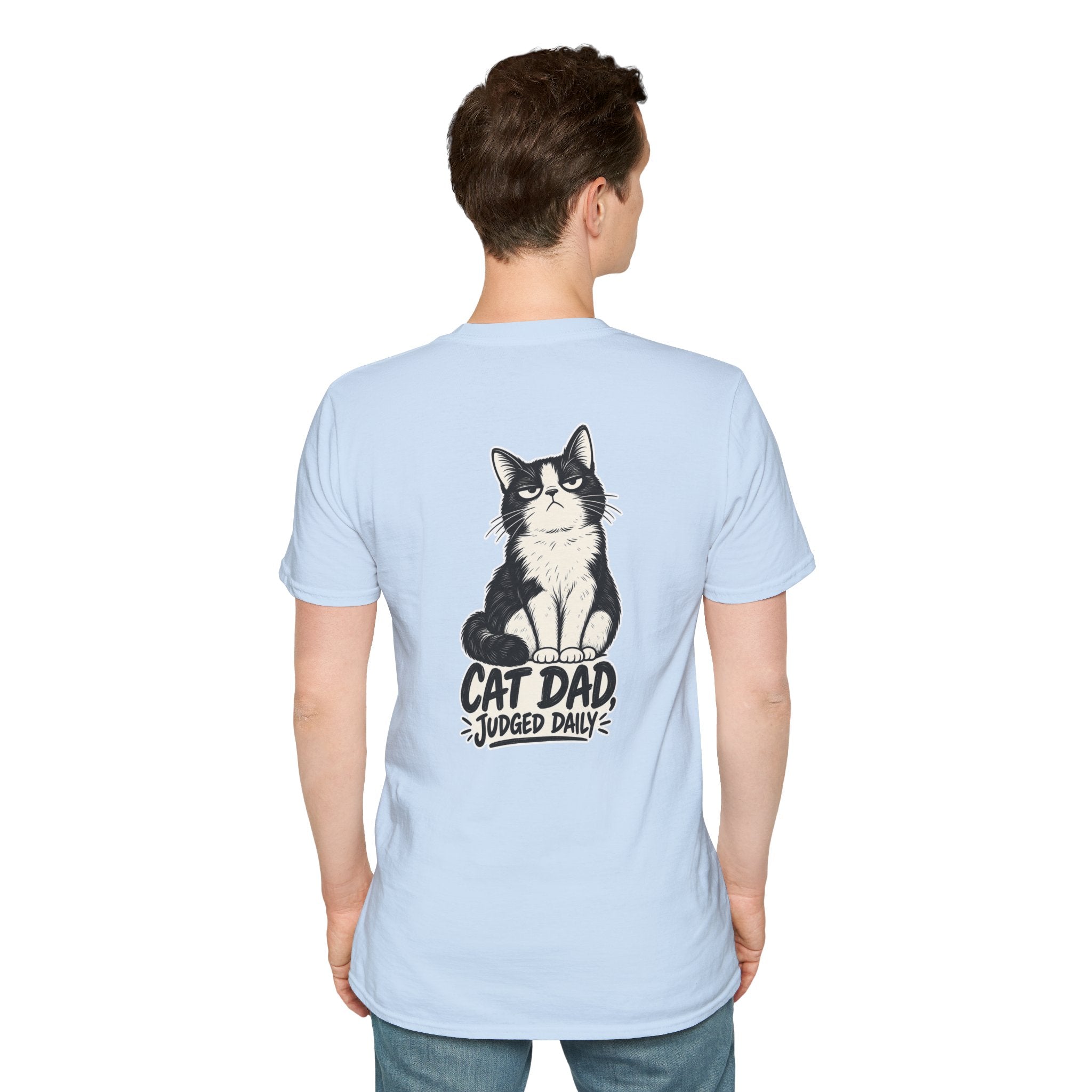 Cat Dad Shirt Judged Daily Funny Cat Lover Graphic Tee Dark Humor Tee Unique Gift Funny Tshirt