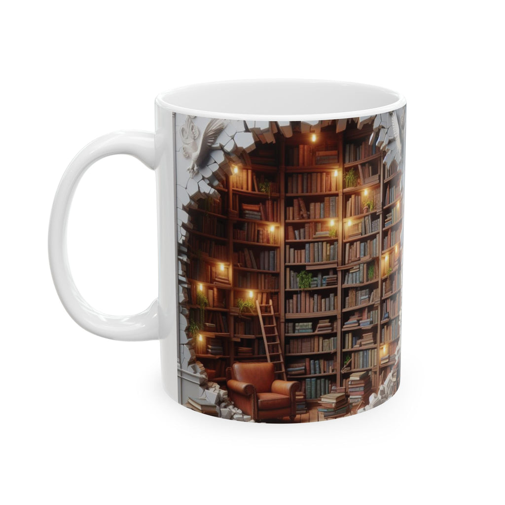 3D Bookshelf Mug-Library Book Shelf Mugs Book Love Ceramic Mug Cup Unique Gift 2026