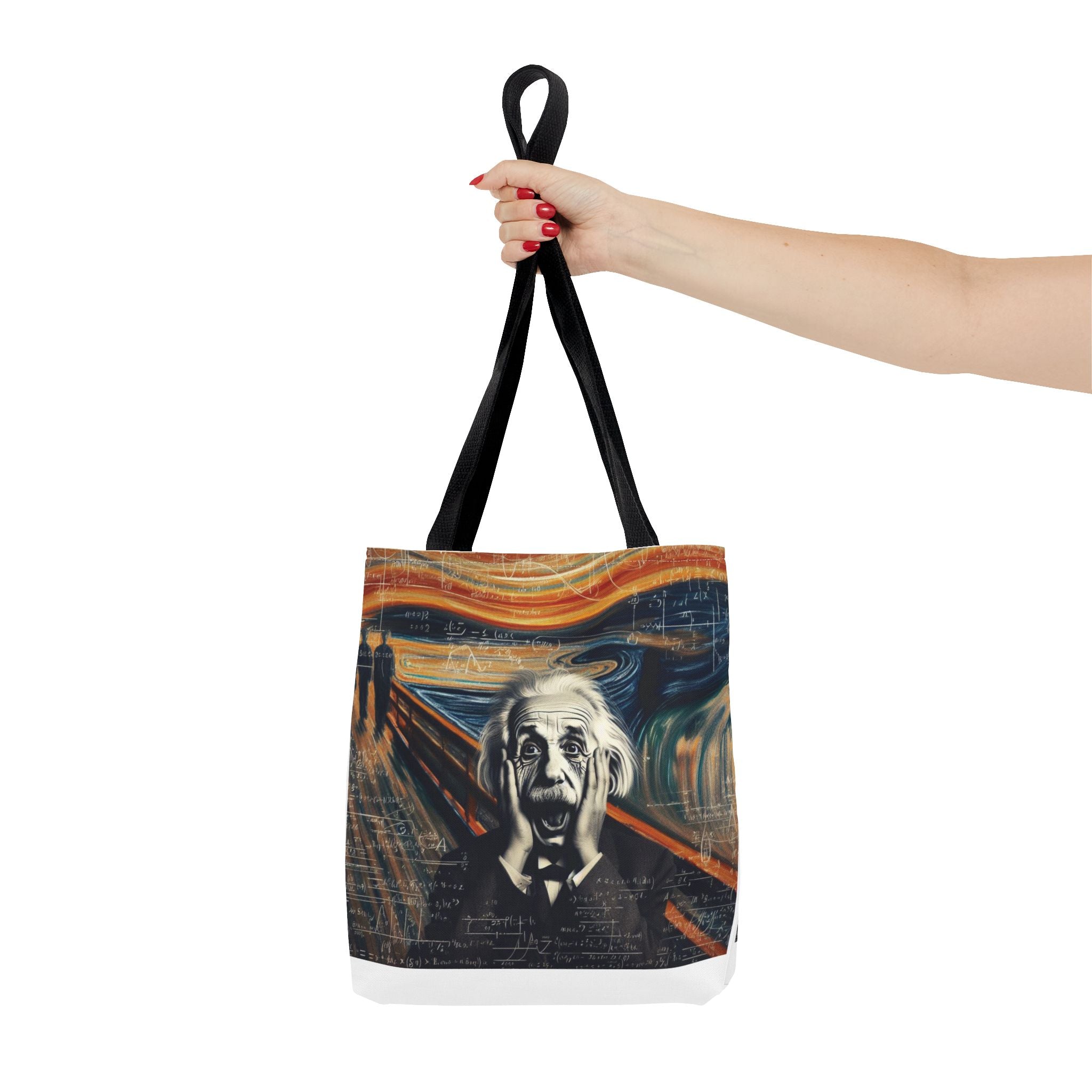 Funny Einstein Tote Bag (AOP) Bags Lady Women Mom Outdoor Style Fashion Gift New