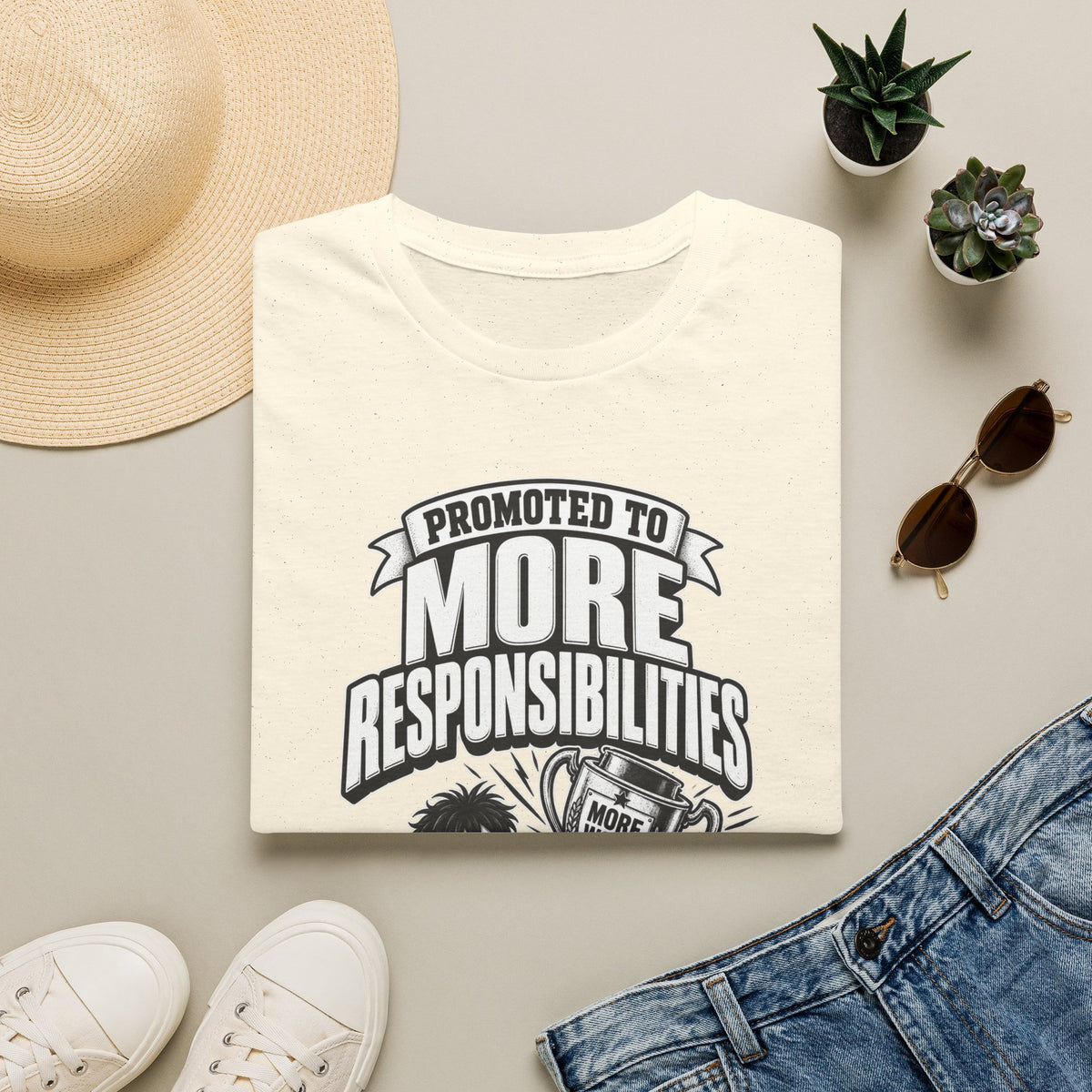 Funny Dark Humor Tshirt — Funny Office Tshirt Dark Humor Graphic Tee Unique Coworker Gift PROMOTED TO MORE RESPONSIBILITIES Shirt