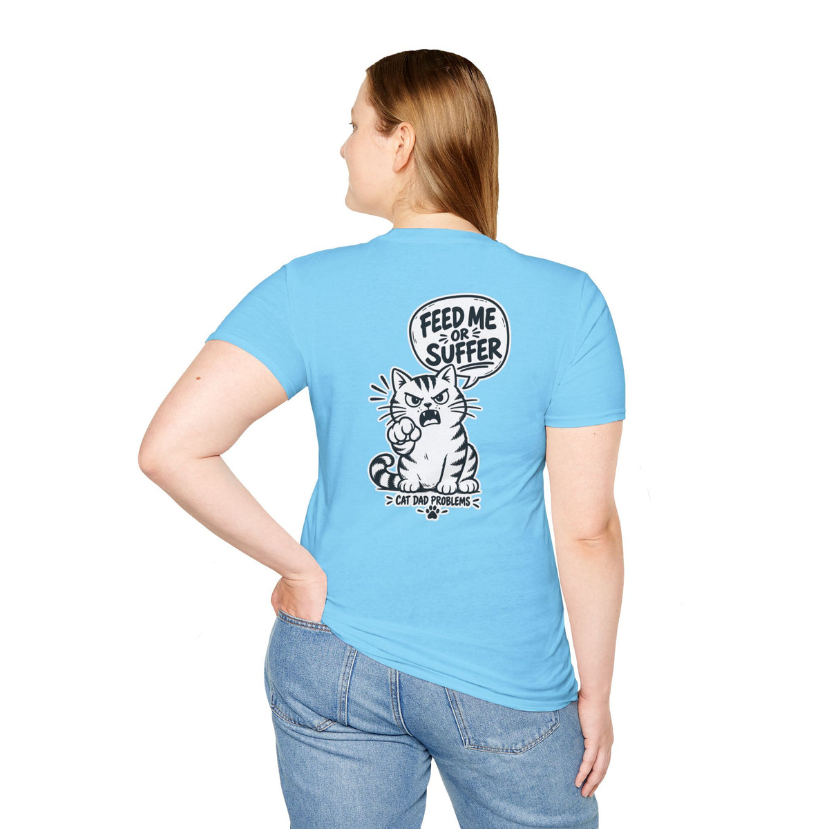Cat Dad Shirt Pet Lover Tshirt Funny Cat Lover Graphic Tee Dark Humor Tee Unique Gift Funny Tshirt