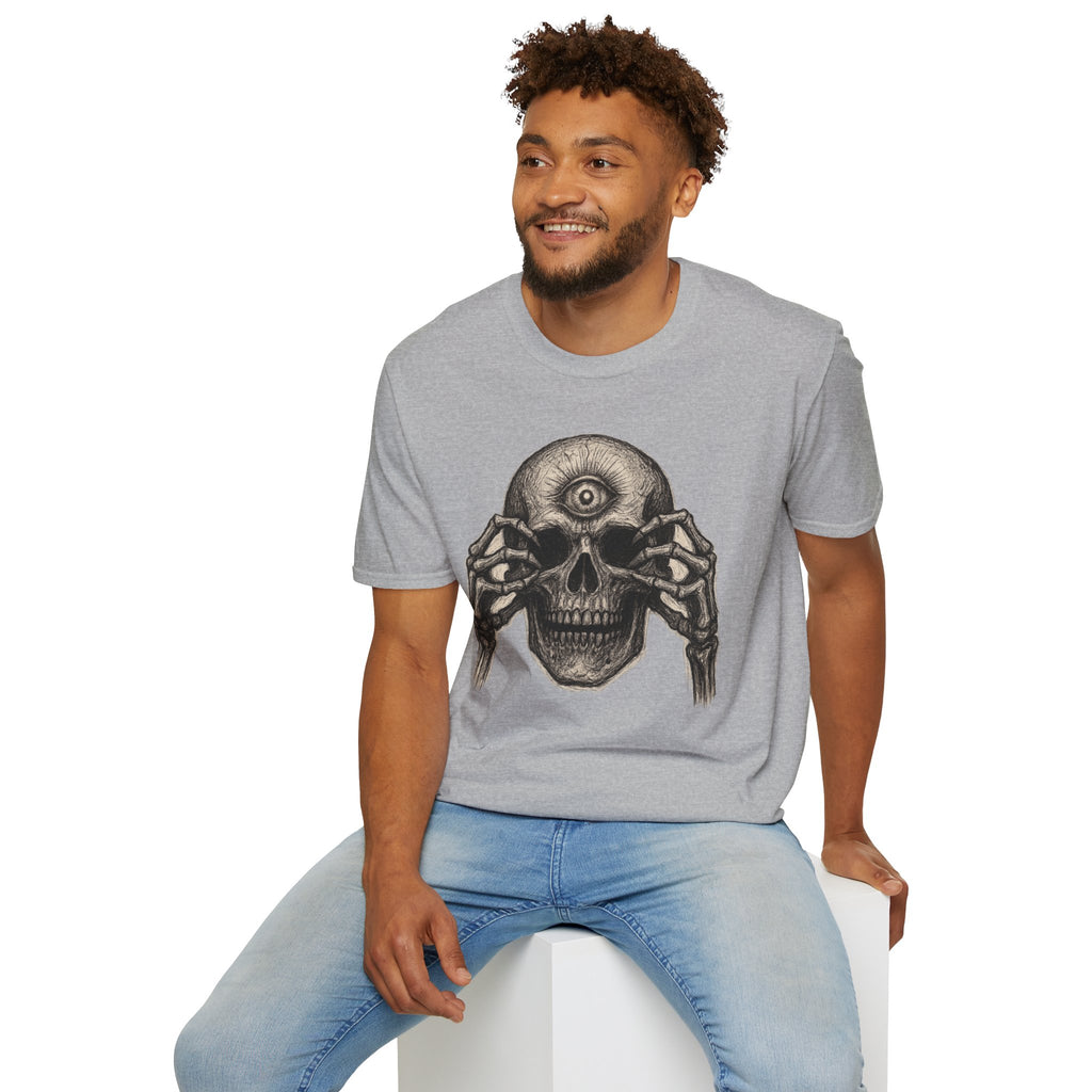 Mens Skull T-shirt Graphic Tees Skeleton Apparel Clothing Skulls Accessories Best Gift
