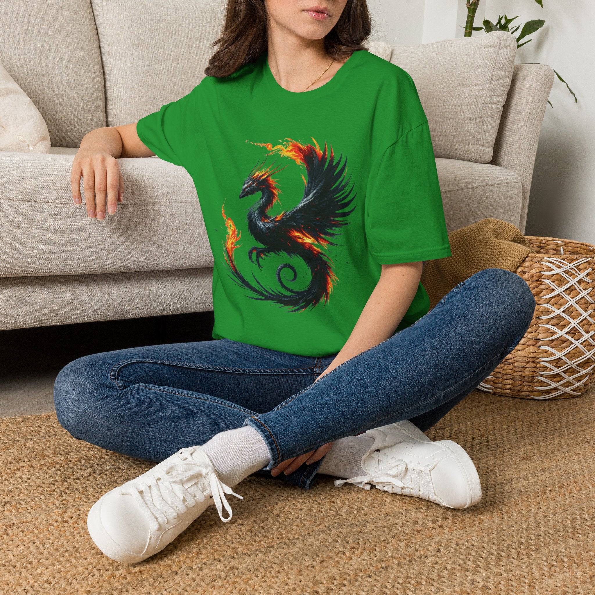 Dragon T-shirt Mens Graphic Tee Clothing Apparel Chinese Symbol Unisex Softstyle Unique Tshirt Best Gift