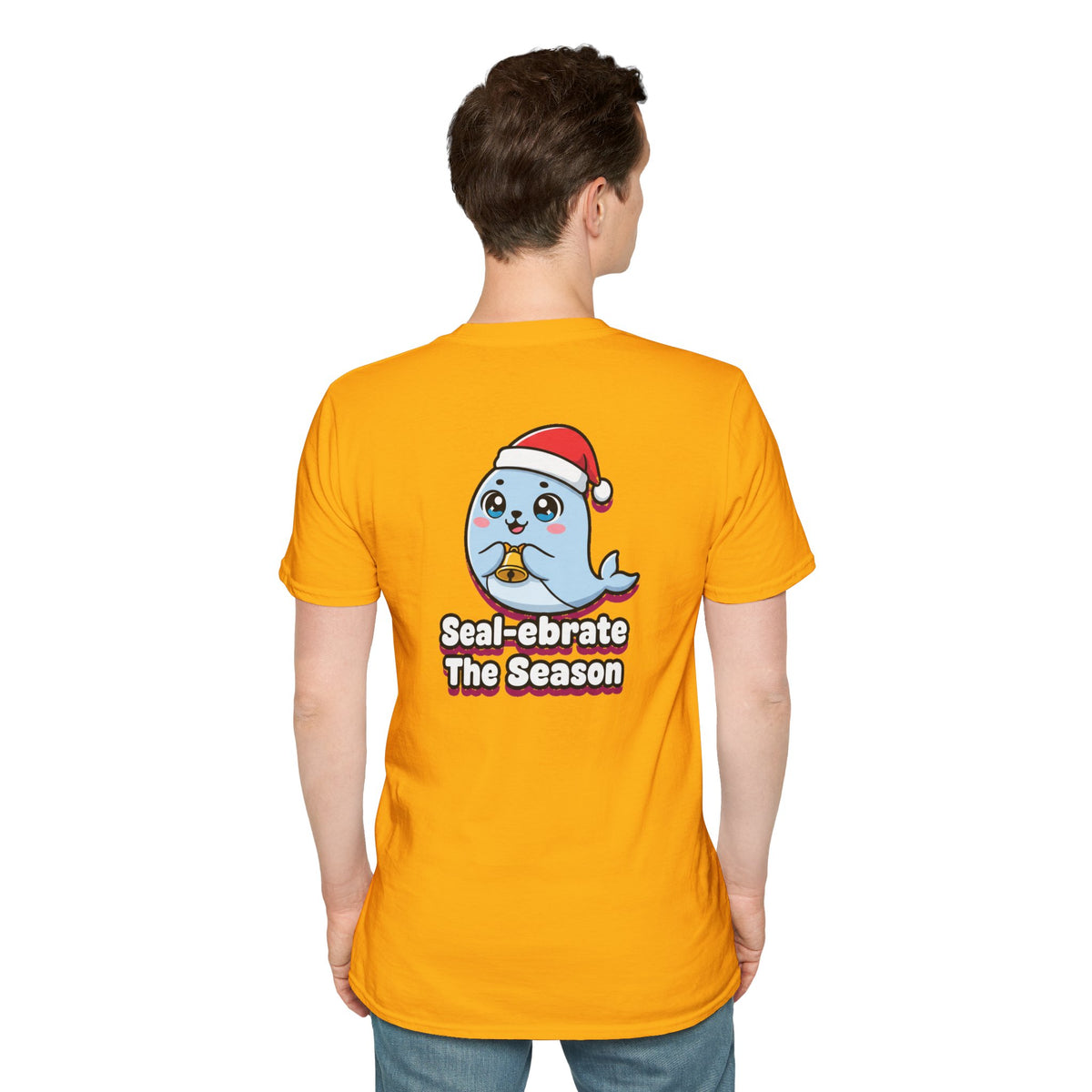 Cute Christmas Shirt Sealebrate The Season Funny Animal Unisex Softstyle Tee Christmas Gift