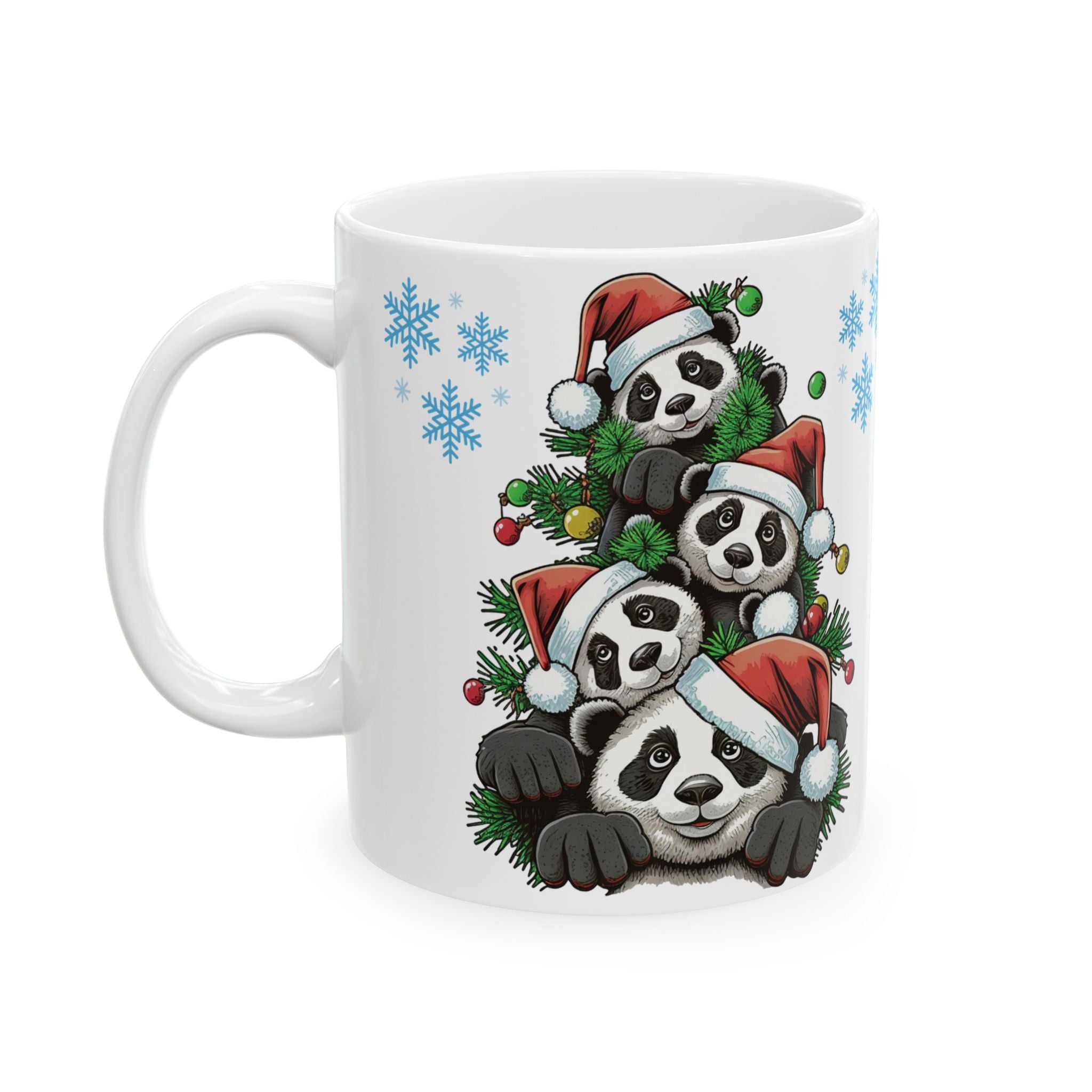 Christmas Mug Panda Mug Best Gift Holiday Coffee Cup Funny Christmas Gift Cute