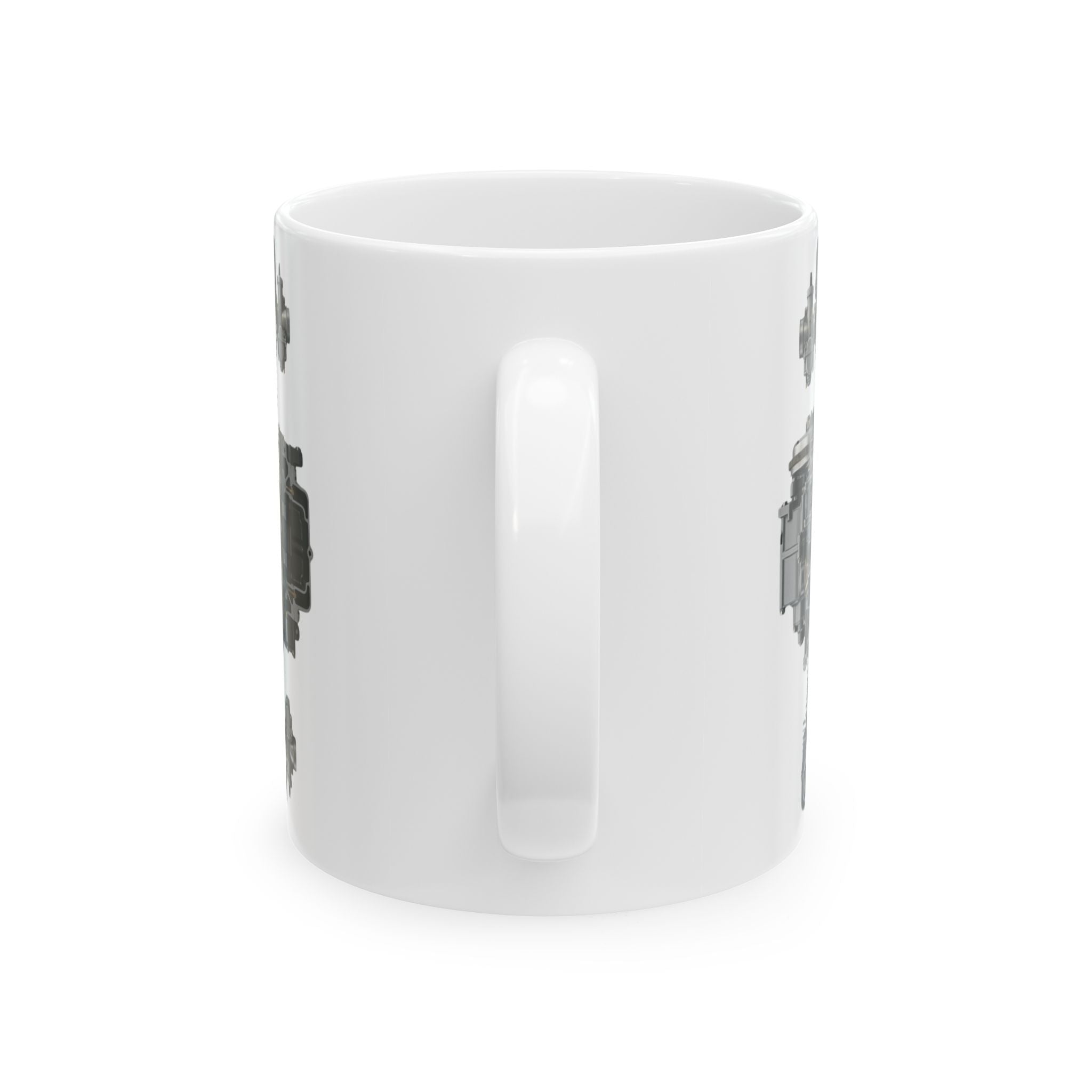 Mechanical Engine Mug 11oz Ceramic Coffee Cup Engineering Mechanic Gift for Dad