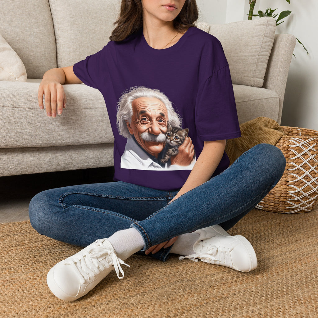 Funny Albert Einstein T-Shirt Unisex Softstyle T-Shirt Cotton Unique Gift German