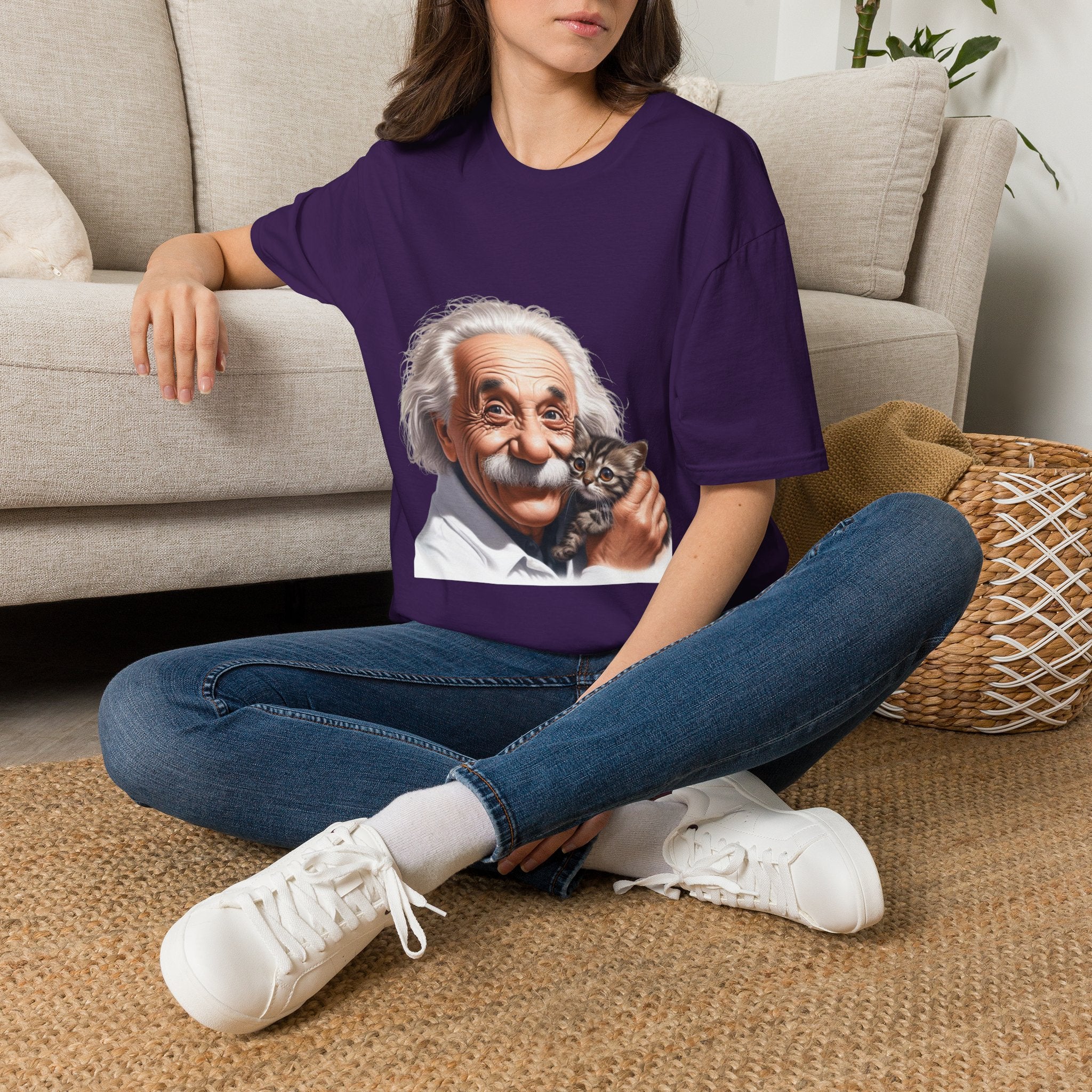 Funny Albert Einstein T-Shirt Unisex Softstyle T-Shirt Cotton Unique Gift German