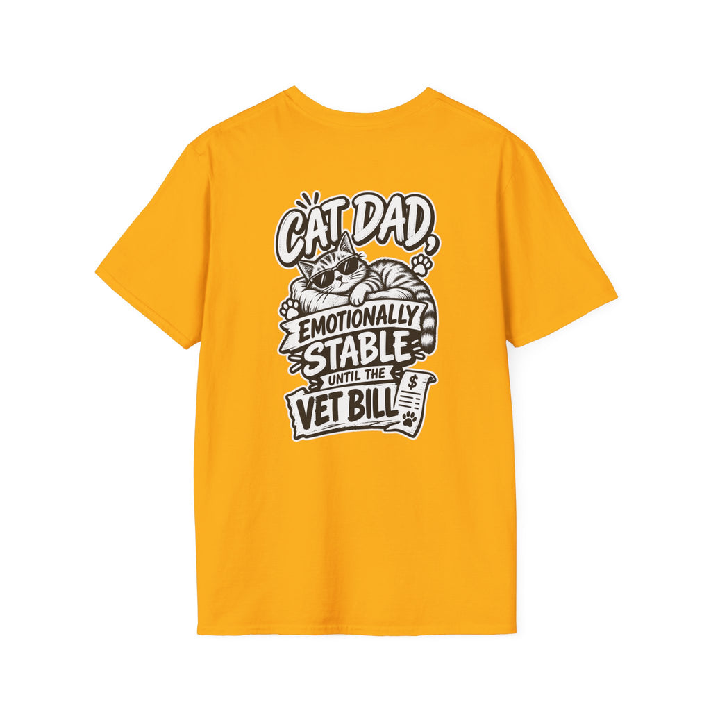Cat Dad Shirt Pet Lover Tshirt Funny Cat Lover Graphic Tee Dark Humor Tee Unique Gift Funny Tshirt
