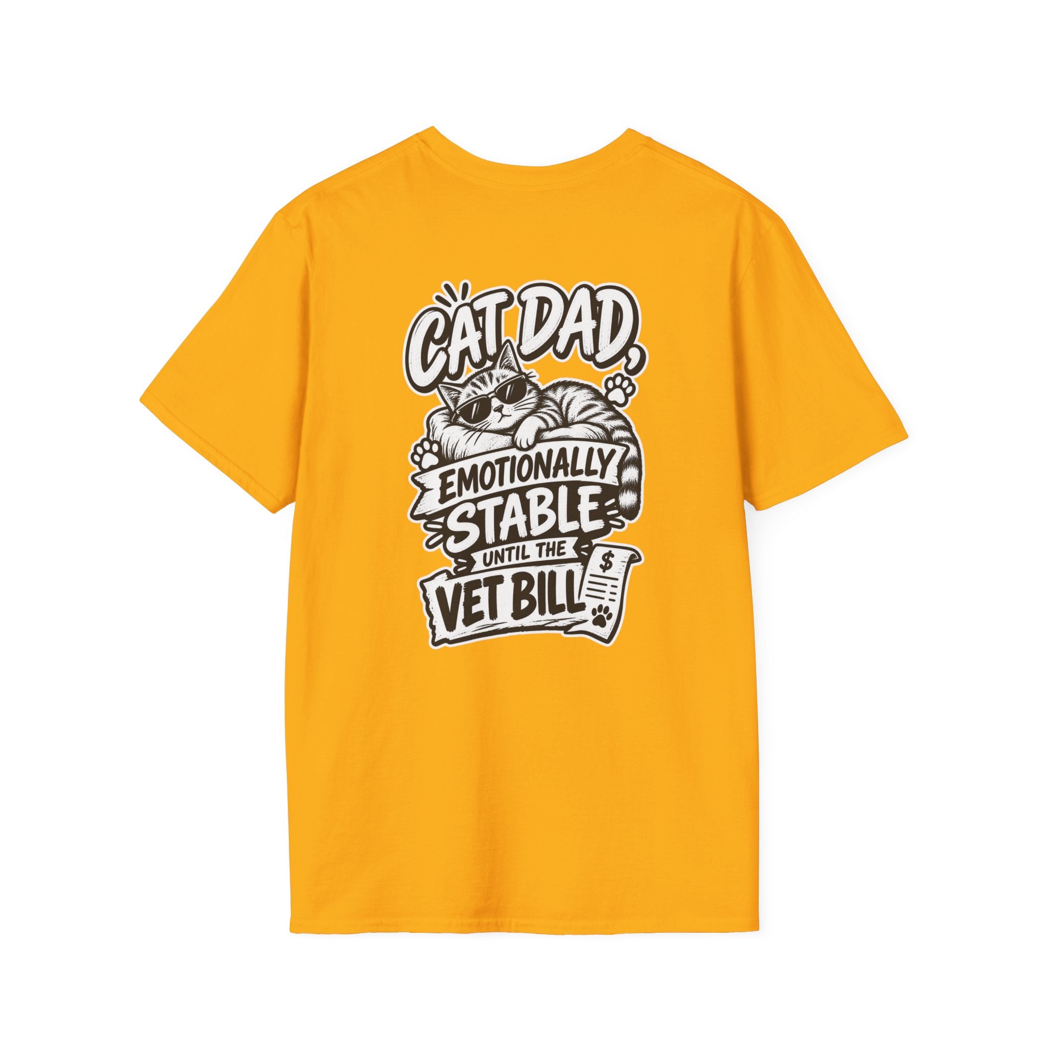 Cat Dad Shirt Pet Lover Tshirt Funny Cat Lover Graphic Tee Dark Humor Tee Unique Gift Funny Tshirt