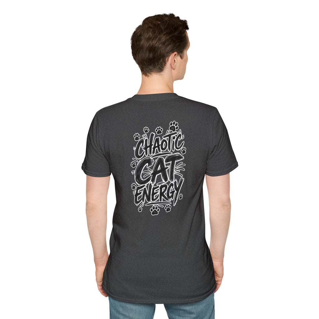 Funny Cat Shirt Chaotic Cat Energy Sarcastic Cat Lover Graphic Tee Cat Lover Graphic Tee Dark Humor Tee Unique Gift Funny Tshirt